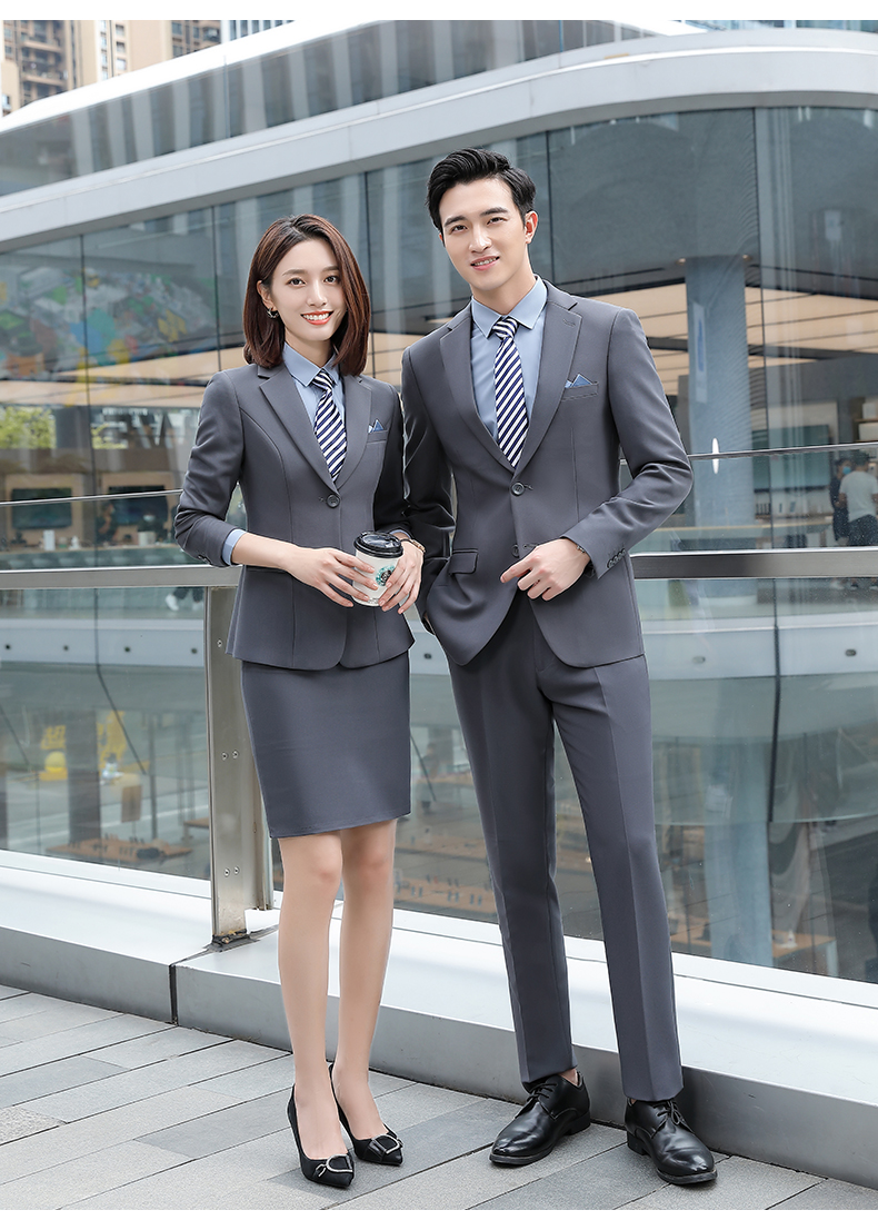 團(tuán)體西服定制模特展示圖片1