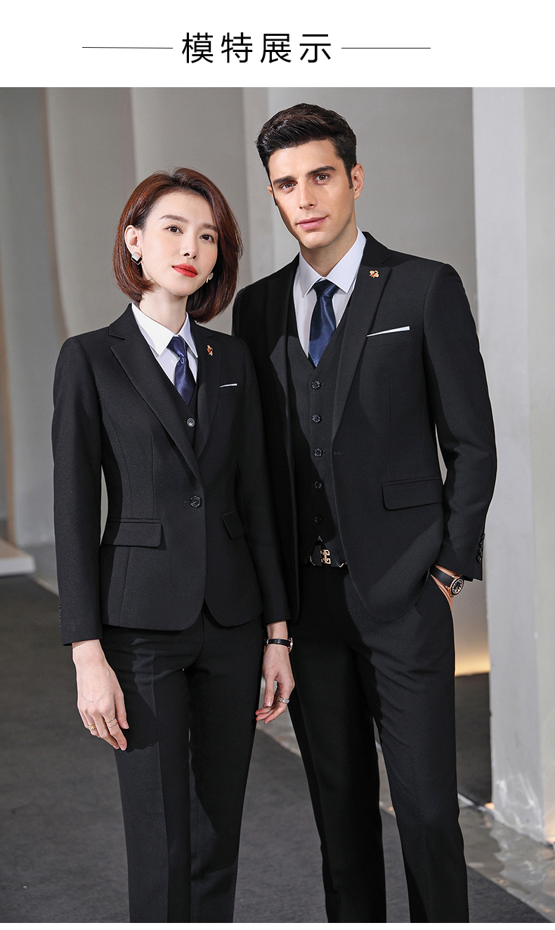 團體職業(yè)裝定制模特展示圖片1